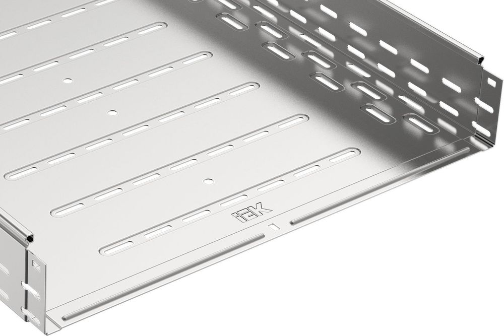 Лоток перфорированный 80х300х3000 RAL 9016 ESCA IEK