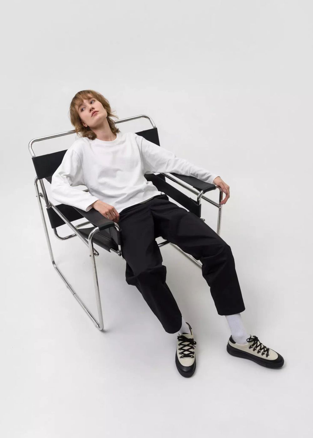 Лонгслив FOS Плотный Женский Белый