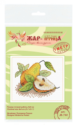 Набор для вышивания "М.П.Студия" М-740 "Груша садовая" 6 х 8 см