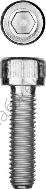 ЗУБР DIN 912 кл. пр. 8.8, М6 x 25 мм, винт свнутренним шестигранником, цинк, 5 кг, Профессионал (30318-06-025)