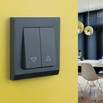 Выключатель жалюзи (черный)