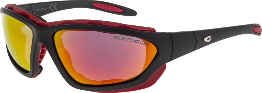 Спортивные очки GOG Mese / Matt Black-Red / Polarized Red Lens