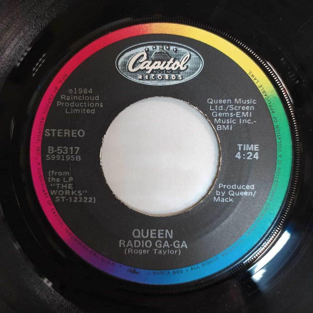 Queen - Radio Ga Ga (США 1984г.) 7", Single