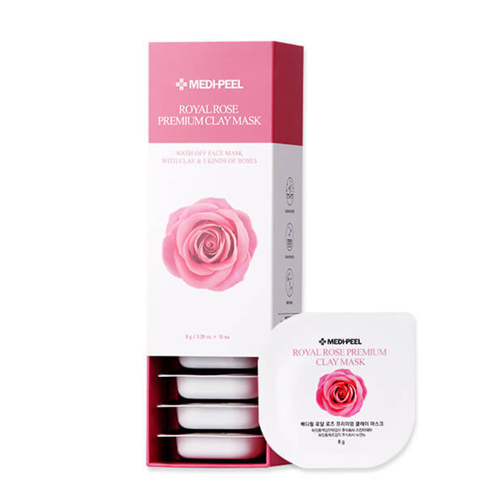 Medi-Peel Royal Rose Premium Clay Mask глиняная маска для очищения пор с розой