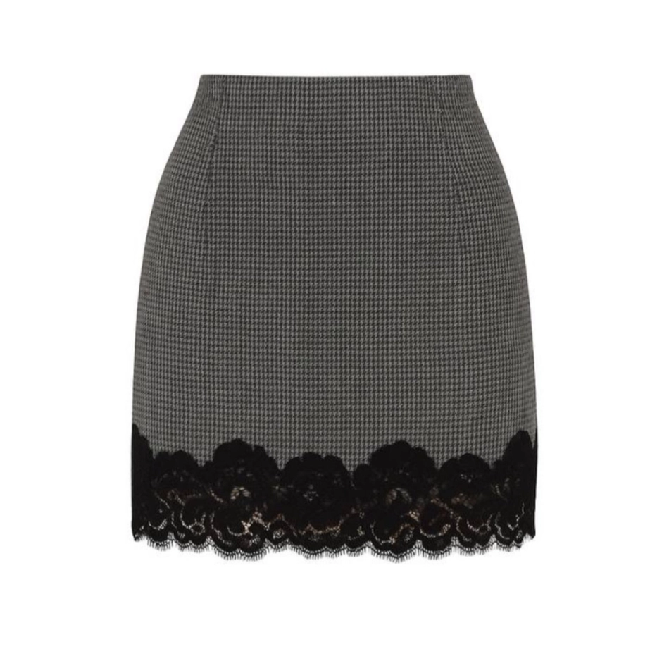 Юбка мини скружевом