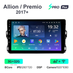 Teyes SPRO Plus 10,2"для Toyota Allion 2017+