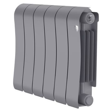 Радиатор Royal Thermo Infinity 300 Silver Satin VR80 - 6 секций нижнее подключение