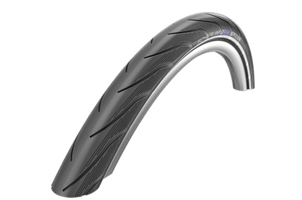 Покрышка SCHWALBE SPICER  28x1.35 (700x35C), слик, с защитой от проколов и отражателем, 55-85psi, 6