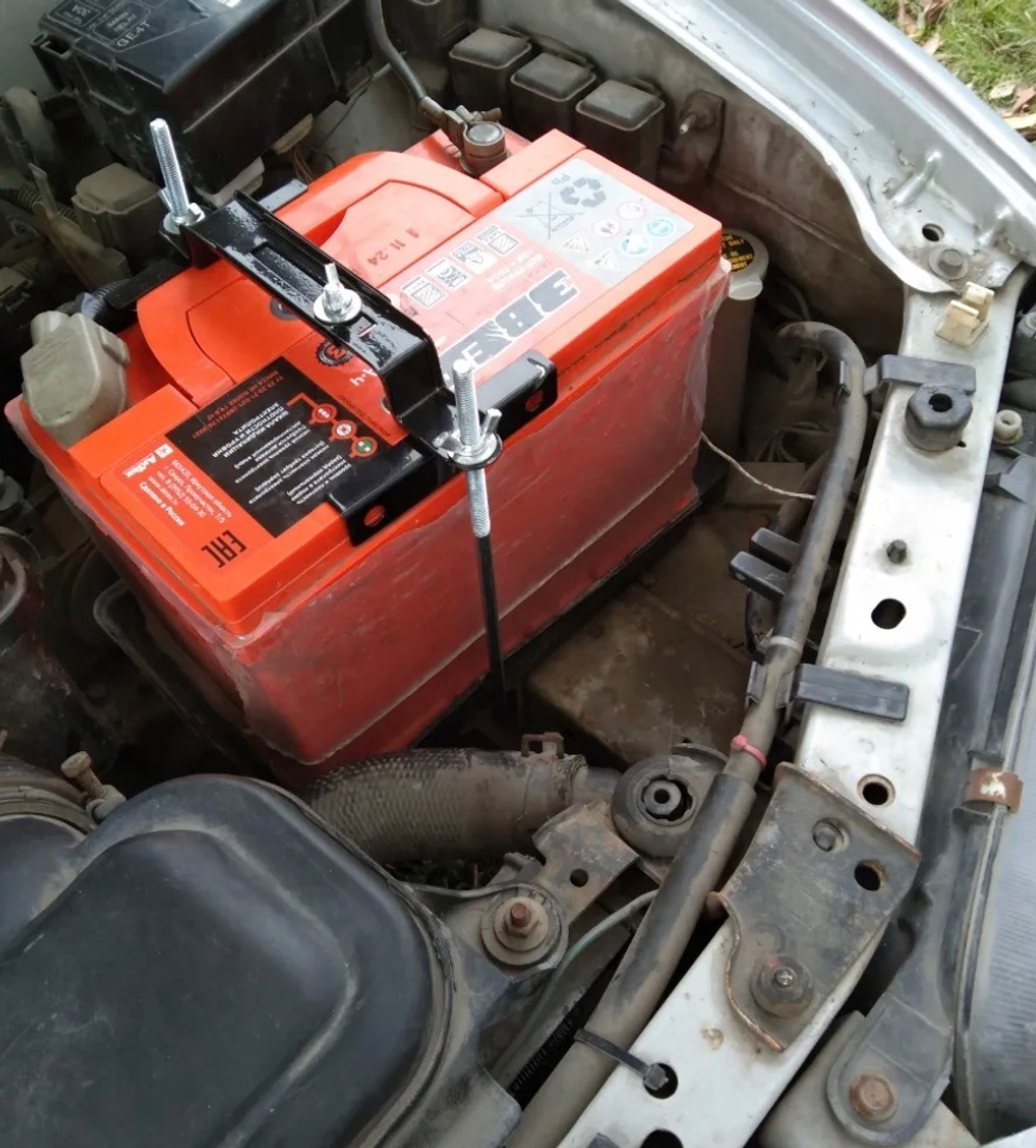 Крепление аккумулятора 175-245 мм, универсальная планка, крепеж АКБ (1 шт.)