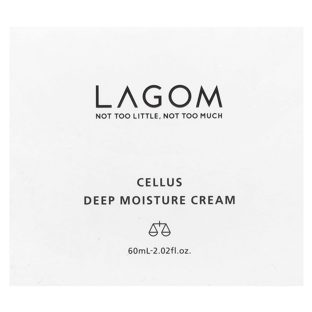 LAGOM, Крем для глубокого увлажнения Cellus, 60 мл (2,02 жидк. Унции)