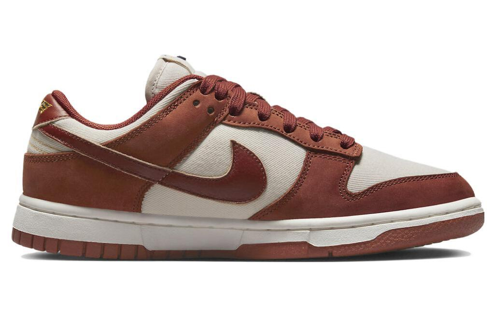 Кроссовки Nike Dunk Low "Light Orewood Brown And Rugged Orange" (Женская размерная сетка)