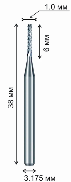 Фреза рашпильная 1 х 6