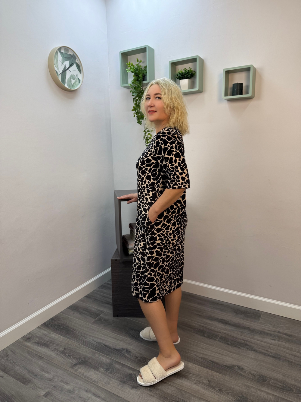 Халат женский "315 В.П" молния (Нонна)