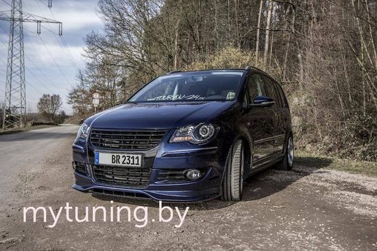 Накладка переднего бампера для  VW Touran II