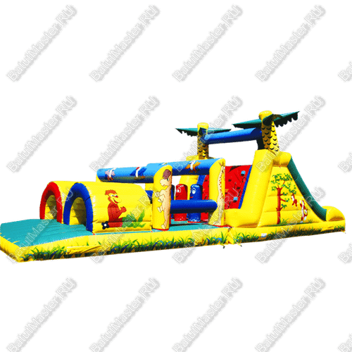 Надувная полоса препятствий "Полянка"