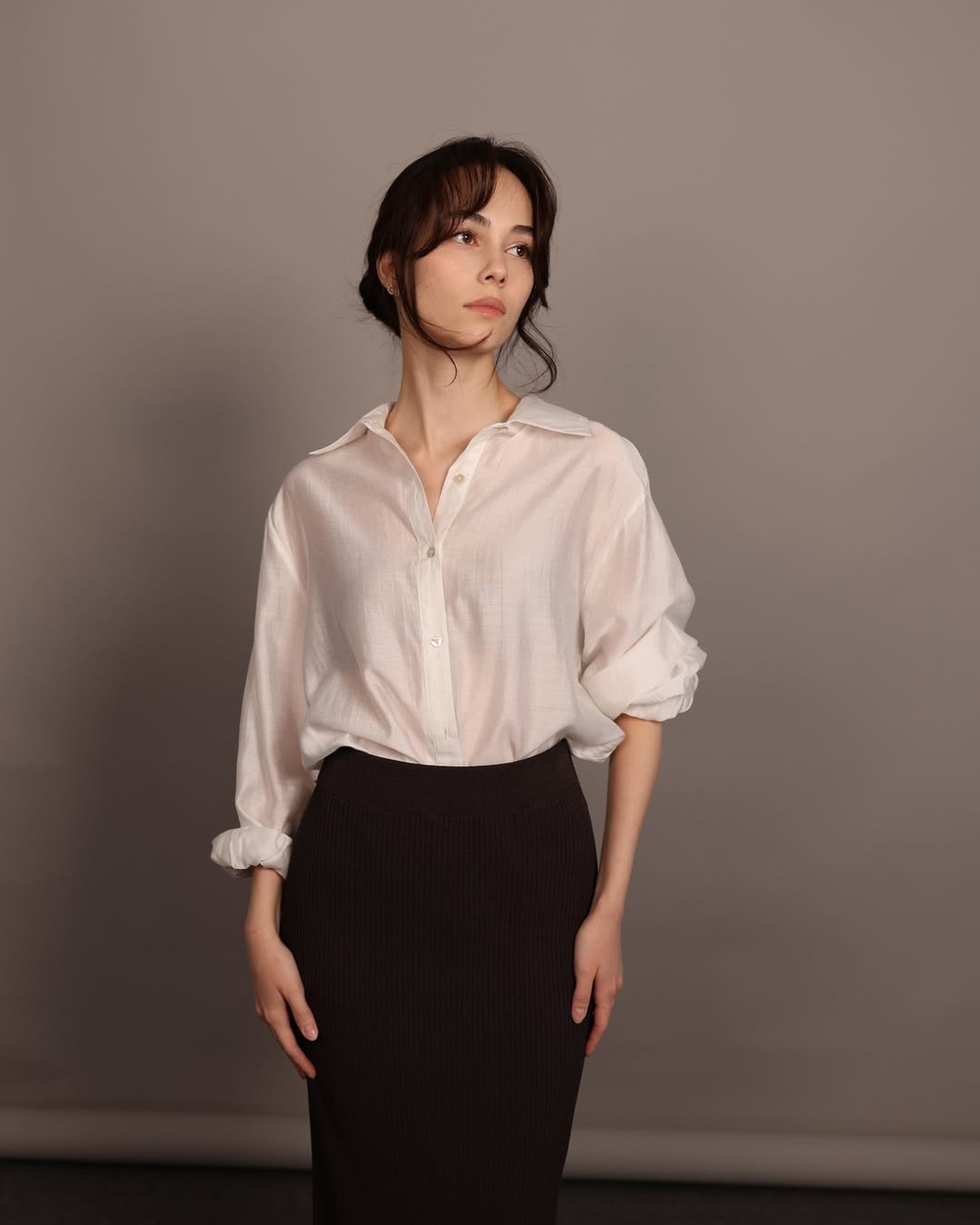 рубашка классического кроя