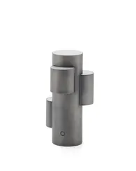 Переносная настольная лампа Adrina из темно-серого металла