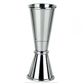 Джиггер металлический, 25*50 мл, нержавеющая сталь, P.L.- Barbossa