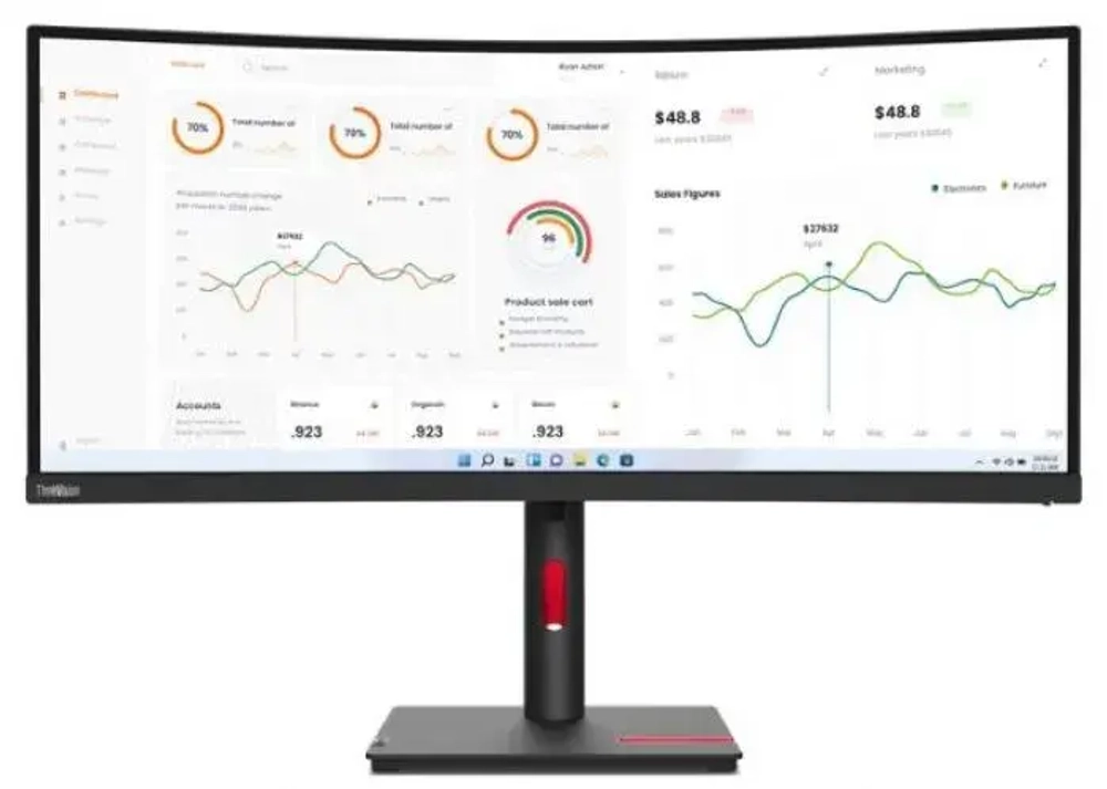 Монитор  Lenovo  ThinkVision T34w-30