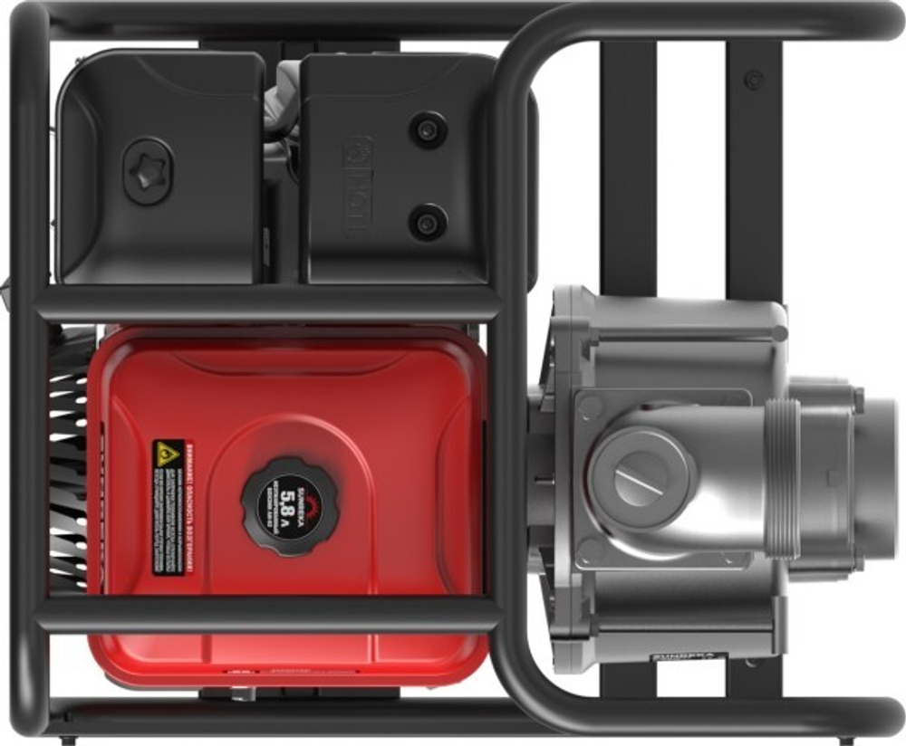 Мотопомпа бензиновая для грязной воды SUNREKA GWP100T 215006