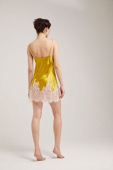 Сорочка Vivis Lilian oil-bullet желтая