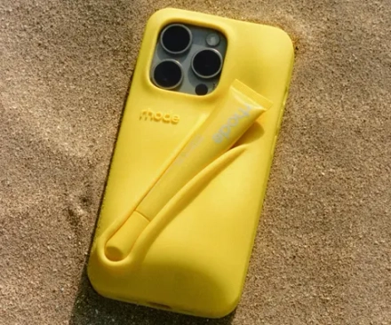 rhode Чехол Lemontini для iPhone + блеск для губ