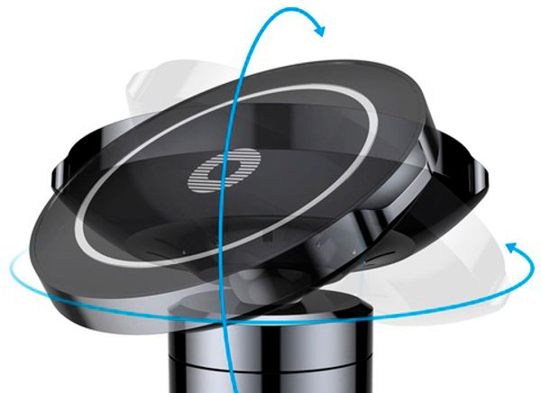 Автомобильный держатель Baseus Big Ears Car Mount Wireless Charger WXER-01 (Black)