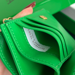 Bottega Veneta Small Intrecciato Bi-Fold Zip Wallet