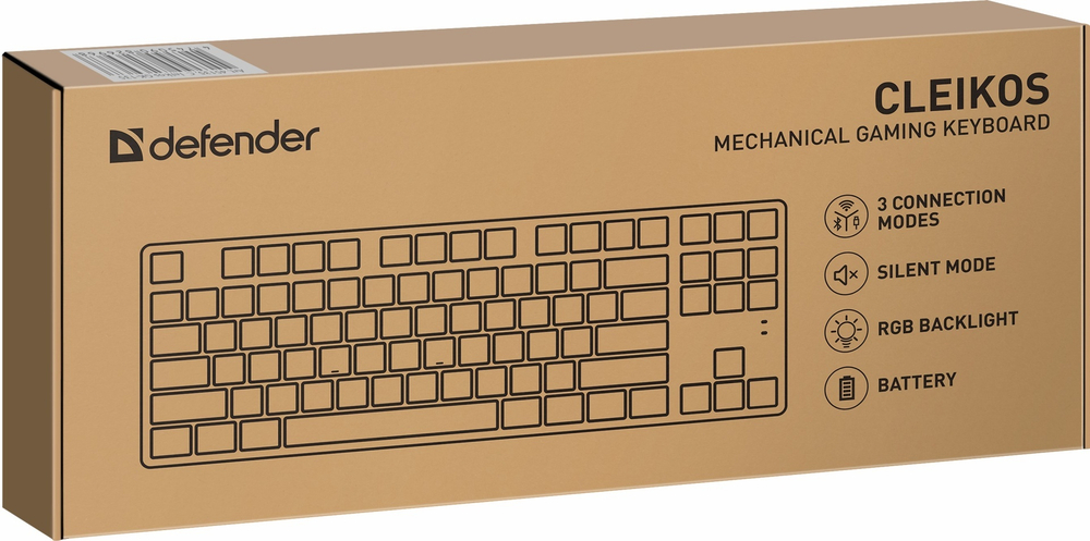 Клавиатура Defender Cleikos GK-135 черный