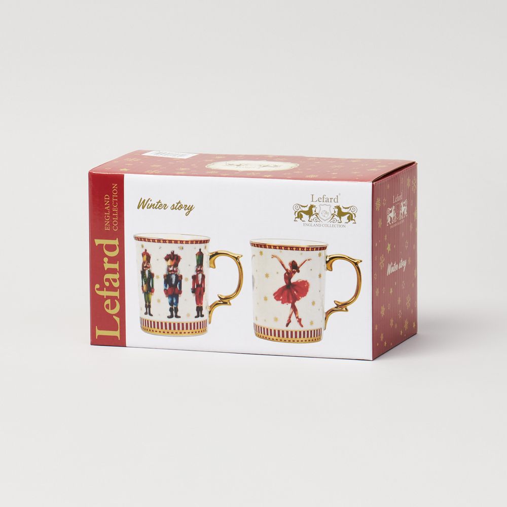 НАБОР КРУЖЕК LEFARD "WINTER STORY" 380 МЛ 2 ШТ.