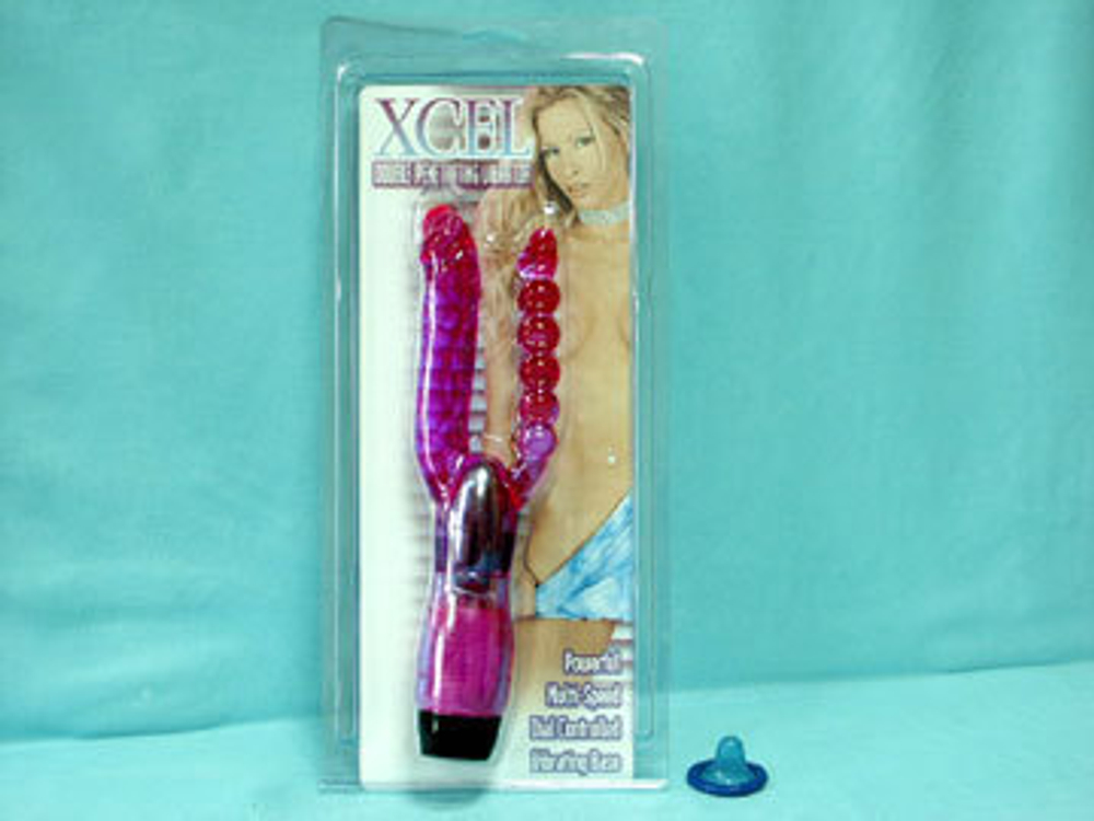 Двойной анально-вагинальный вибромассажер