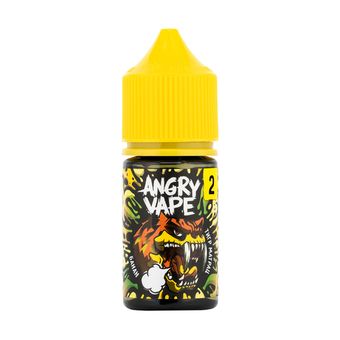 Жидкость Angry Vape Salt 2% 30 ml - Тигр Матрац (банан)