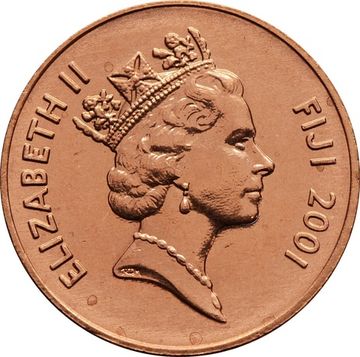 2 цента 2001 Фиджи