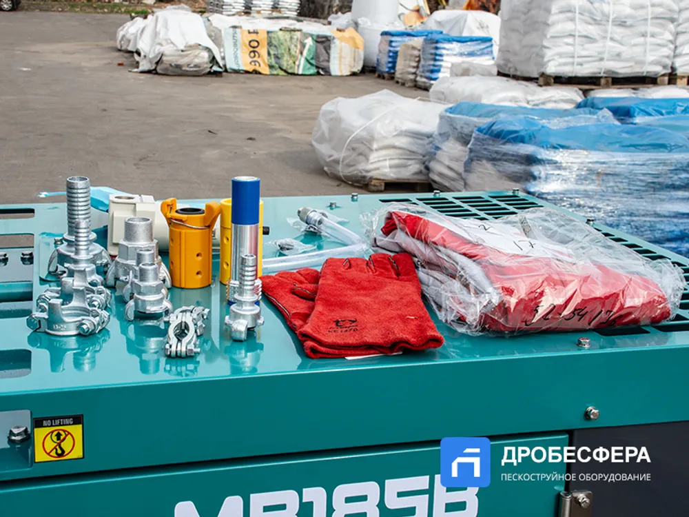 Выездной пескоструй для установки в авто | комплект "Газелист"