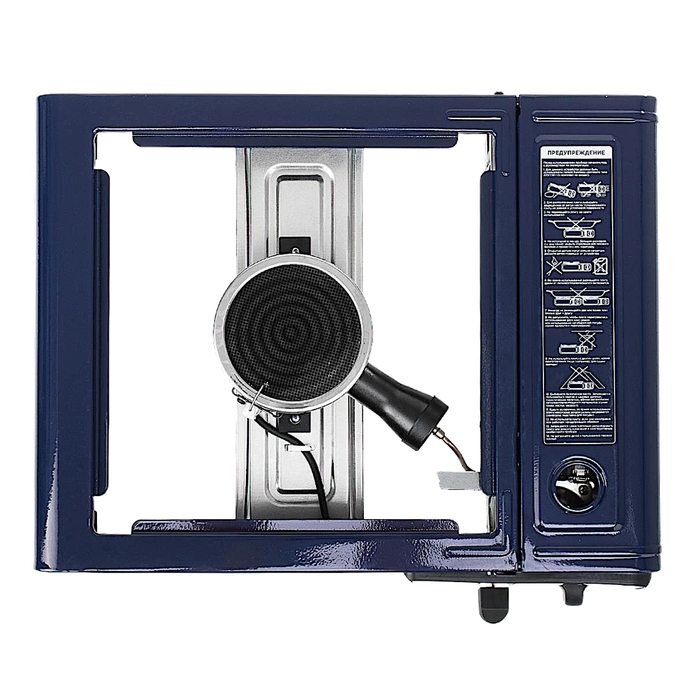 Газ. плита Nisus N-BDZ-155C-B в кейсе Горелка керамическая с переходником 2.1кВт 100г/ч 1.37кг