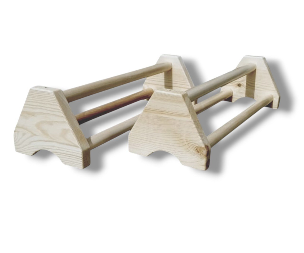 Стоялки гимнастические усиленные - деревянные