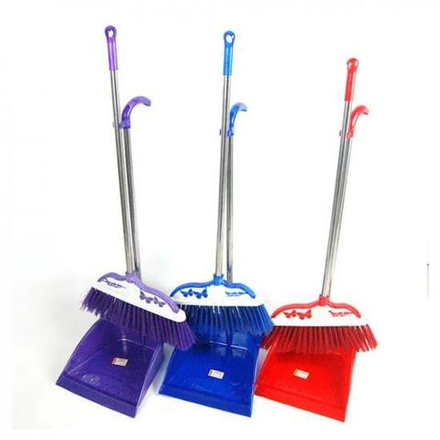 Веник с совком большой с метал.ручкой