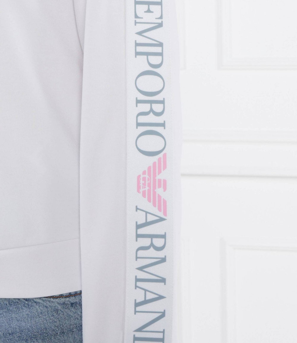 Худи EA7 - белый(3DTM32 TJKWZ)