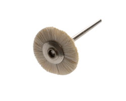 Крацовка радиальная щетинная (белая, диаметр 19 мм, мягкая)