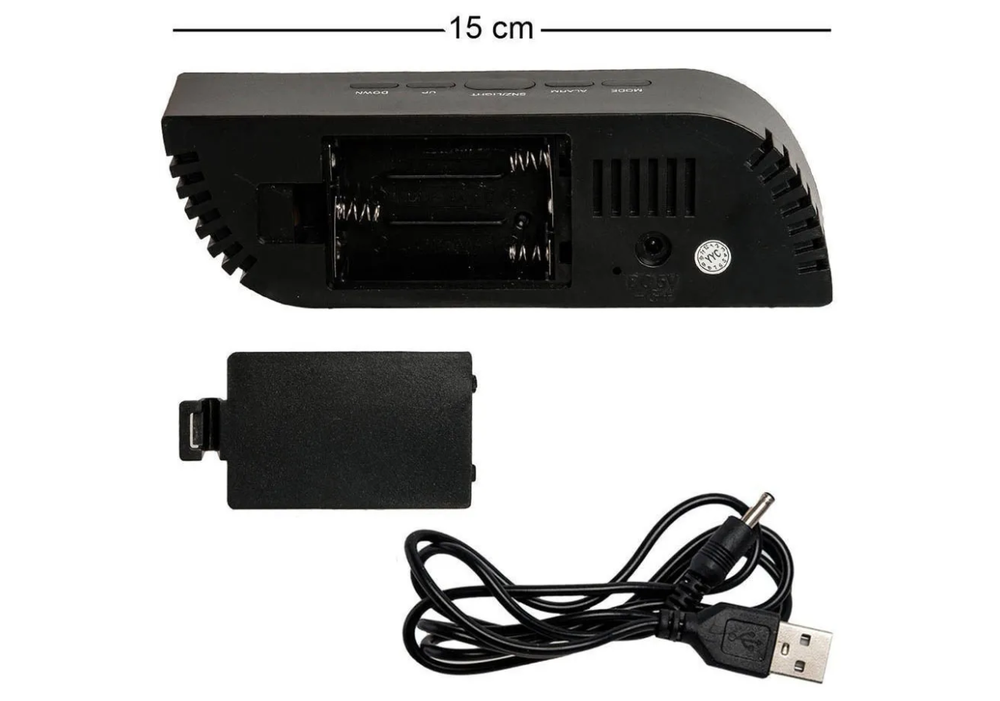 Часы зеркальные LED MIRROR NA-018 Белое свечение