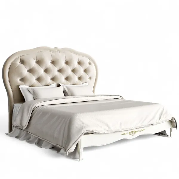 Кровать с мягким изголовьем 180*200