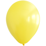 Воздушный шар с гелием, 1шт., М12/30см, Веселуха, пастель, жёлтый