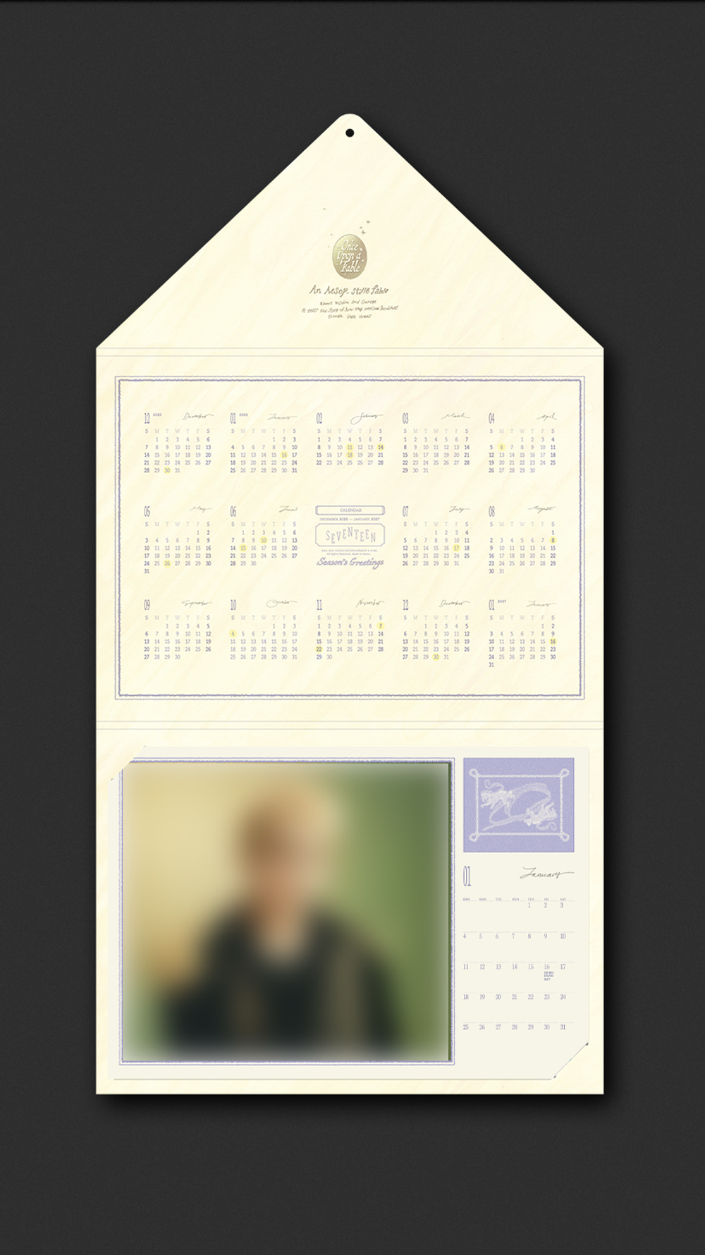 Набор SEVENTEEN - 2026 WALL CALENDAR