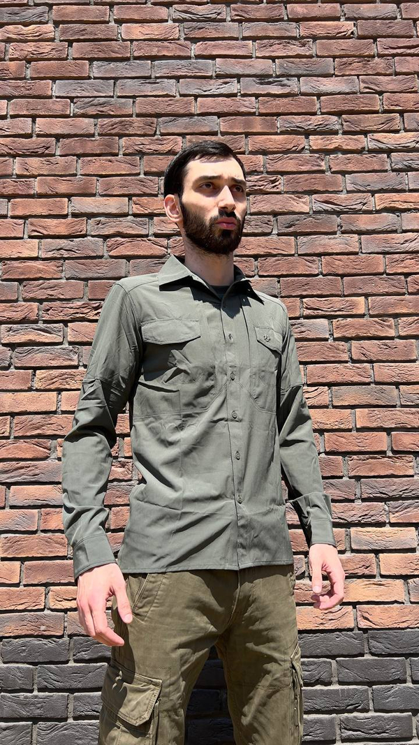 Рубашка олива