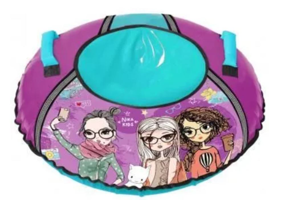 Тюбинг Nika kids ТБ1КР-95/СФ рисунок селфи