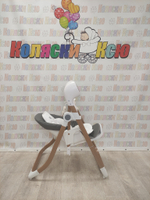 Стульчик для кормления - Электрокачели Sweet Baby Fiesta Gold Grey