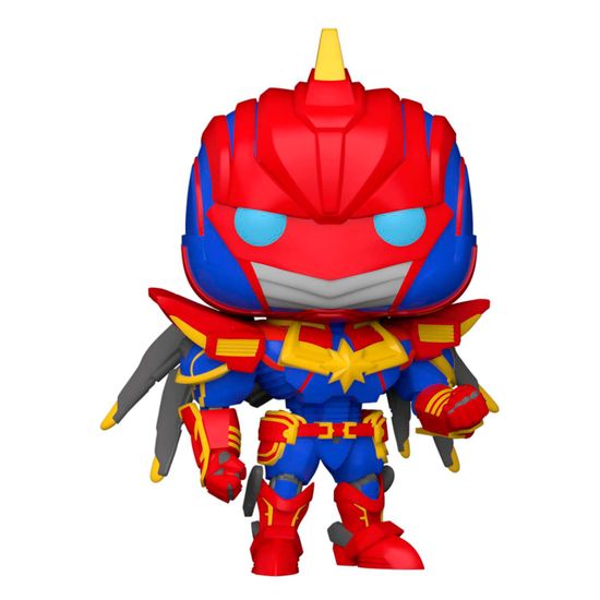 Фигурка Funko POP! Bobble Marvel Avengers Mech Strike Captain Marvel (831) 55235 / Фигурка Фанко ПОП! по мотивам вселенной "Марвел", Капитан Марвел