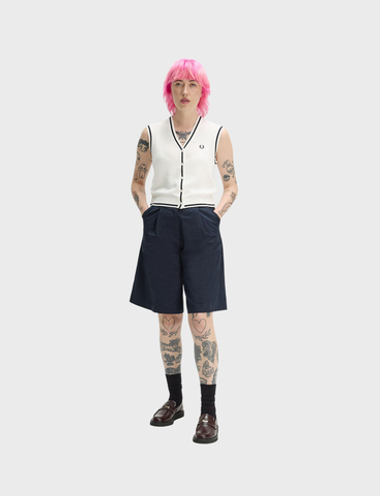 Жилет FRED PERRY Bttn-Through Txtrd Knit Tank