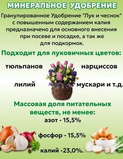 Минеральное удобрение Лук и Чеснок, 1 кг