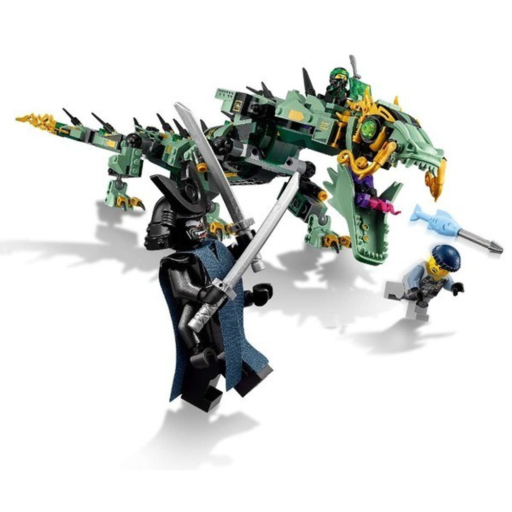 LEGO Ninjago: Механический дракон Зелёного ниндзя 70612 — Green Ninja Mech Dragon — Лего Ниндзяго